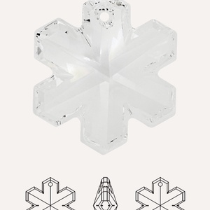 Swarovski hópehely szett- Crystal - ékszer - ékszerszett - Meska.hu