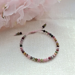 Virágoskert Turmalin karkötő - ékszer - karkötő - gyöngyös karkötő - Meska.hu