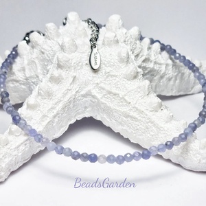 Tanzanit bokalánc - ékszer - lábdísz és testékszer - bokalánc - Meska.hu