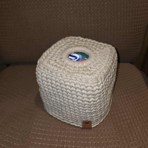 Horgolt zsepkendőtartó, Otthon & Életmód, Tárolás & Rendszerezés, Doboz, Horgolás, MESKA