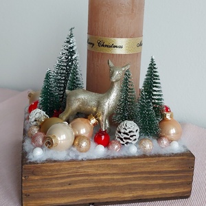 Erdei csoda adventi asztaldísz - karácsony - adventi díszek - adventi asztaldísz - Meska.hu