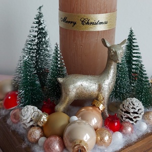 Erdei csoda adventi asztaldísz - karácsony - adventi díszek - adventi asztaldísz - Meska.hu