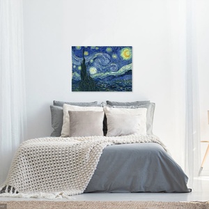 Van Gogh-Csillagos éj inspiráció-falikép - művészet - festmény - akril - Meska.hu