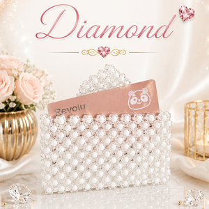 Diamond, Táska & Tok, Pénztárca & Más tok, Kártyatartó & Irattartó, Gyöngyfűzés, gyöngyhímzés, MESKA