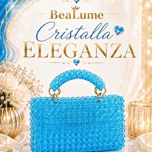 Cristalla Eleganza, Táska & Tok, Kézitáska & válltáska, Kézitáska, Gyöngyfűzés, gyöngyhímzés, MESKA