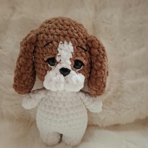 Horgolt plüss kutyus, Játék & Sport, Plüssállat & Játékfigura, Kutya, Horgolás, MESKA