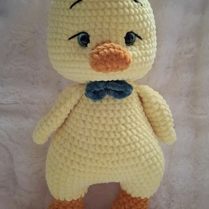 Horgolt plüss kacsa - játék & sport - plüssállat & játékfigura - más figura - Meska.hu