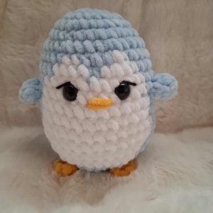 Horgolt plüss pingvin, Játék & Sport, Plüssállat & Játékfigura, Más figura, Horgolás, MESKA