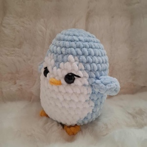 Horgolt plüss pingvin - játék & sport - plüssállat & játékfigura - más figura - Meska.hu