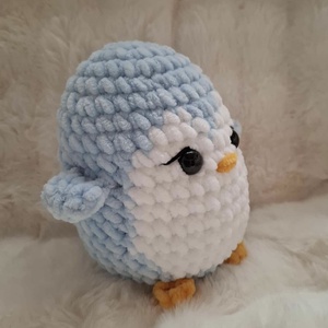 Horgolt plüss pingvin - játék & sport - plüssállat & játékfigura - más figura - Meska.hu