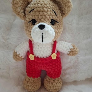 Horgolt plüss maci, Játék & Sport, Plüssállat & Játékfigura, Maci, Horgolás, MESKA