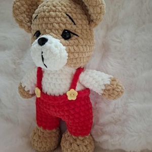 Horgolt plüss maci - játék & sport - plüssállat & játékfigura - maci - Meska.hu