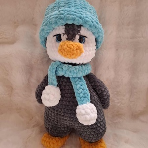 Horgolt plüss pingvin - játék & sport - plüssállat & játékfigura - más figura - Meska.hu Horgolt plüss pingvin - játék & sport - plüssállat & játékfigura - más figura - Meska.hu