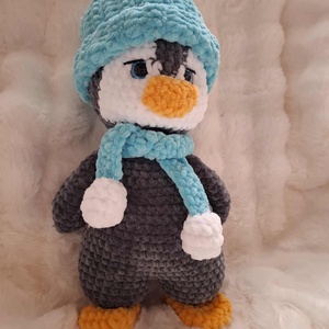 Horgolt plüss pingvin - játék & sport - plüssállat & játékfigura - más figura - Meska.hu Horgolt plüss pingvin - játék & sport - plüssállat & játékfigura - más figura - Meska.hu