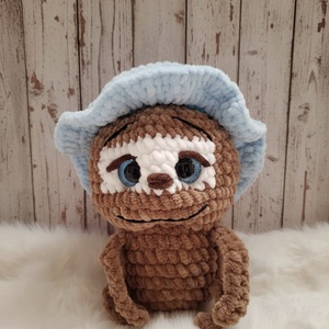 Horgolt plüss bébi lajhár, Játék & Sport, Plüssállat & Játékfigura, Más figura, Horgolás, MESKA