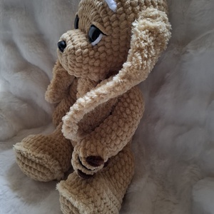 Horgolt plüss spániel kutyus - játék & sport - plüssállat & játékfigura - kutya - Meska.hu