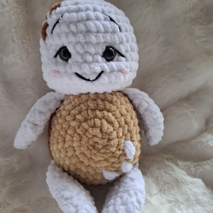 Horgolt plüss bébi teknős  - játék & sport - plüssállat & játékfigura - más figura - Meska.hu