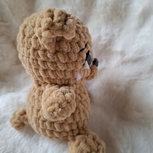 Horgolt mini plüss kutyus - játék & sport - plüssállat & játékfigura - kutya - Meska.hu