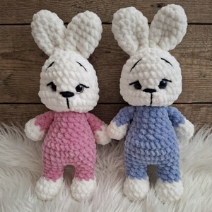 2 db horgolt plüss nyuszi , Játék & Sport, Plüssállat & Játékfigura, Nyuszi, Horgolás, MESKA