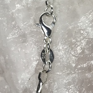 Swarovski Aquamarin AB 925 Sterling Ezüst nyaklánc medállal - ékszer - nyaklánc - medálos nyaklánc - Meska.hu
