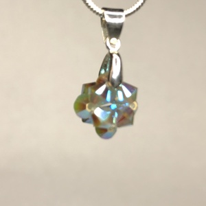 Swarovski Pacific Opál 925 Sterling Ezüst nyaklánc medállal - Meska.hu