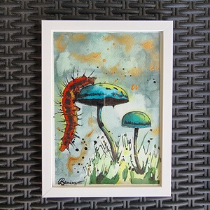 Erdőszéli mesék II. - művészet - festmény - akvarell - Meska.hu