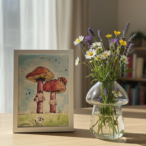 Erdőszéli mesék III., Művészet, Festmény, Akvarell, Festészet, MESKA