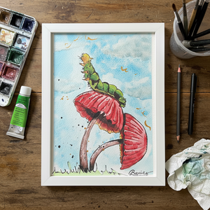 Erdőszéli mesék III. - művészet - festmény - akvarell - Meska.hu