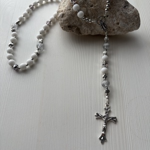 Rózsafüzér - ékszer - nyaklánc - gyöngyös nyaklánc - Meska.hu