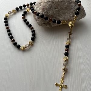 Rózsafüzér - ékszer - nyaklánc - gyöngyös nyaklánc - Meska.hu