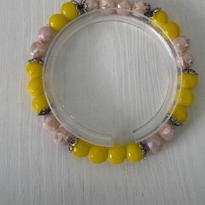 Karkötő, Ékszer, Karkötő, Ásványkarkötő, Ékszerkészítés, Gyöngyfűzés, gyöngyhímzés, MESKA