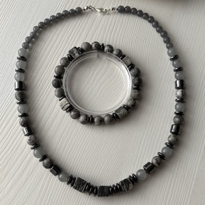 Férfi nyaklánc karkötővel - ékszer - ékszerszett - Meska.hu