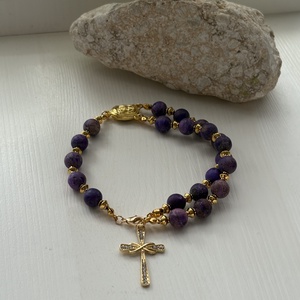 Karkötő - ékszer - karkötő - karkötő medállal - Meska.hu