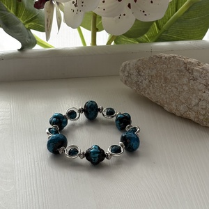 Karkötő, Ékszer, Karkötő, Bogyós karkötő, Ékszerkészítés, Gyöngyfűzés, gyöngyhímzés, MESKA