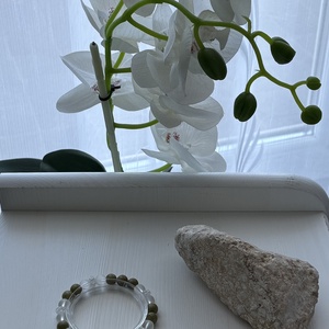 Karkötő, Ékszer, Karkötő, Ásványkarkötő, Ékszerkészítés, Gyöngyfűzés, gyöngyhímzés, MESKA