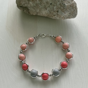 Karkötő, Ékszer, Karkötő, Karperec, Ékszerkészítés, Gyöngyfűzés, gyöngyhímzés, MESKA