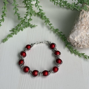 Karkötő, Ékszer, Karkötő, Karperec, Ékszerkészítés, Gyöngyfűzés, gyöngyhímzés, MESKA