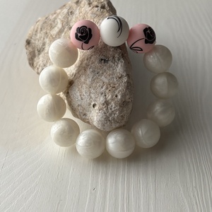 Karkötő, Ékszer, Karkötő, Gyöngyös karkötő, Gyöngyfűzés, gyöngyhímzés, MESKA