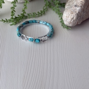 Karkötő, Ékszer, Karkötő, Ásványkarkötő, Gyöngyfűzés, gyöngyhímzés, MESKA