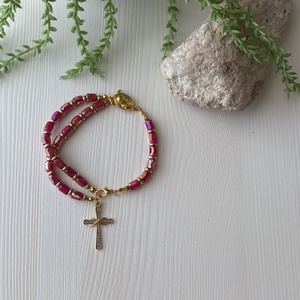 Karkötő - ékszer - karkötő - karkötő medállal - Meska.hu