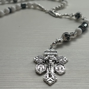 Rózsafüzér - ékszer - nyaklánc - gyöngyös nyaklánc - Meska.hu