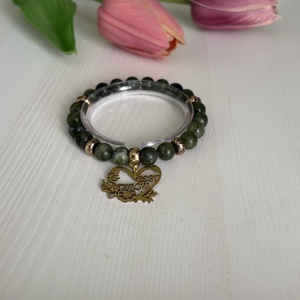 Karkötő, Ékszer, Karkötő, Ásványkarkötő, Gyöngyfűzés, gyöngyhímzés, MESKA