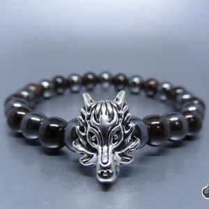 Bloody Iron Throne - Stark - karkötő (Trónok harca), Ékszer, Karkötő, Gyöngyös karkötő, Ékszerkészítés, MESKA