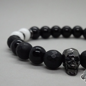 Sadistic Game  - Black Mask karkötő , Ékszer, Karkötő, Ásványkarkötő, Ékszerkészítés, MESKA