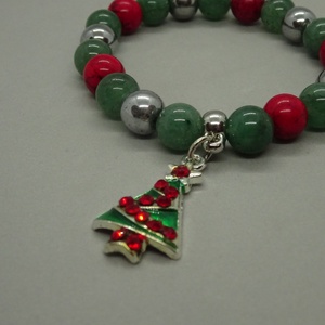 Xmas Limited -  Hematit, Aventurin, Magnezit karkötő - Meska.hu
