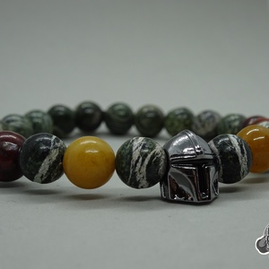  The lost Mandalorian - Boba Fett karkötő - ékszer - karkötő - karkötő medállal - Meska.hu
