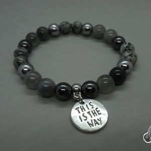 This is the Way - Mandalorian karkötő (The Mandalorian), Ékszer, Karkötő, Karkötő medállal, Ékszerkészítés, MESKA