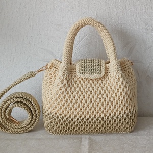 Saját készítésű horgolt táska, Táska & Tok, Kézitáska & válltáska, Kézitáska, Horgolás, MESKA