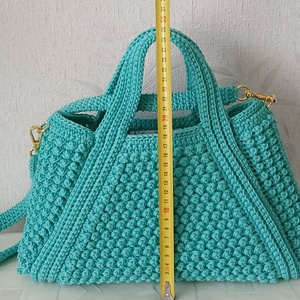 Saját készítésű horgolt táska - táska & tok - kézitáska & válltáska - alkalmi táska - Meska.hu