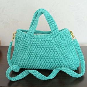 Saját készítésű horgolt táska, Táska & Tok, Kézitáska & válltáska, Alkalmi táska, Horgolás, MESKA